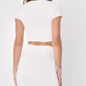 Lulu's White Bodycon Dress